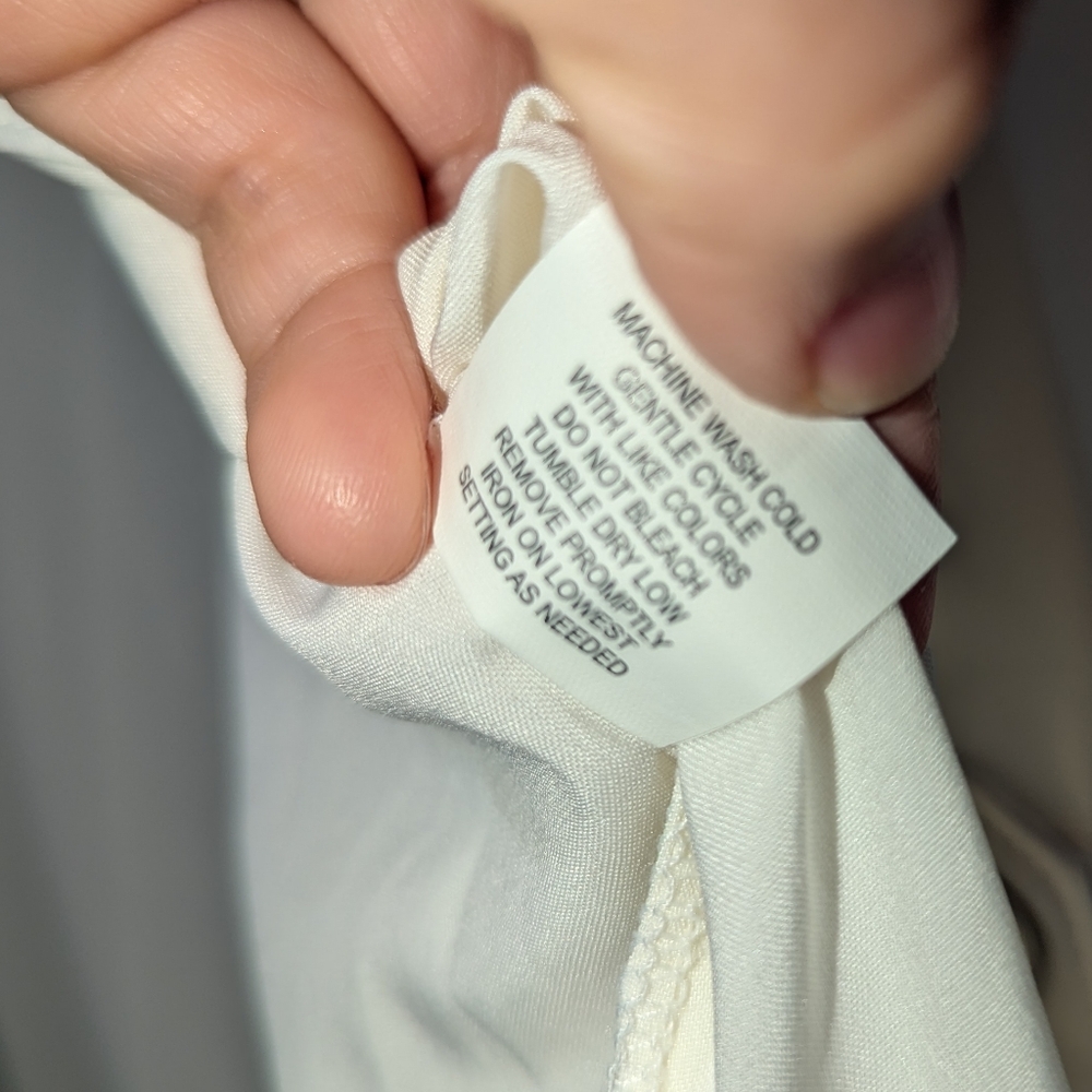 Notations button down blouse - Picture 8 of 8